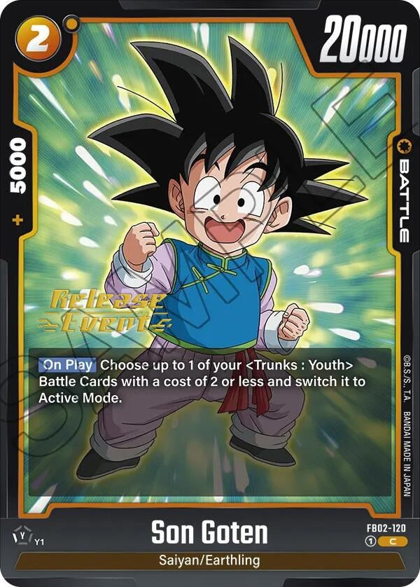 Image for Son Goten - FB02-120 (2120) [FB02_PR]