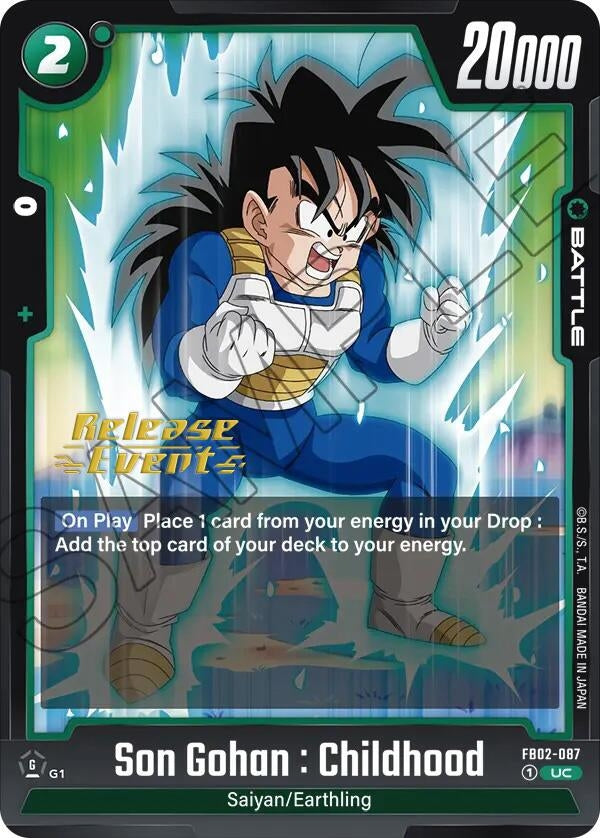 Image for Son Gohan : Childhood - FB02-087 (2087) [FB02_PR]