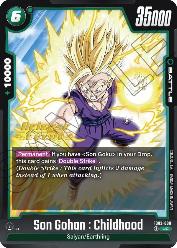 Image for Son Gohan : Childhood - FB02-088 (2088) [FB02_PR]