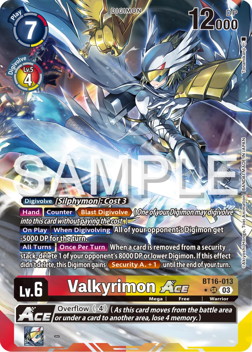 Valkyrimon Ace [BT16-013] (Alternate Art) [Beginning Observer] | Red Riot Games CA