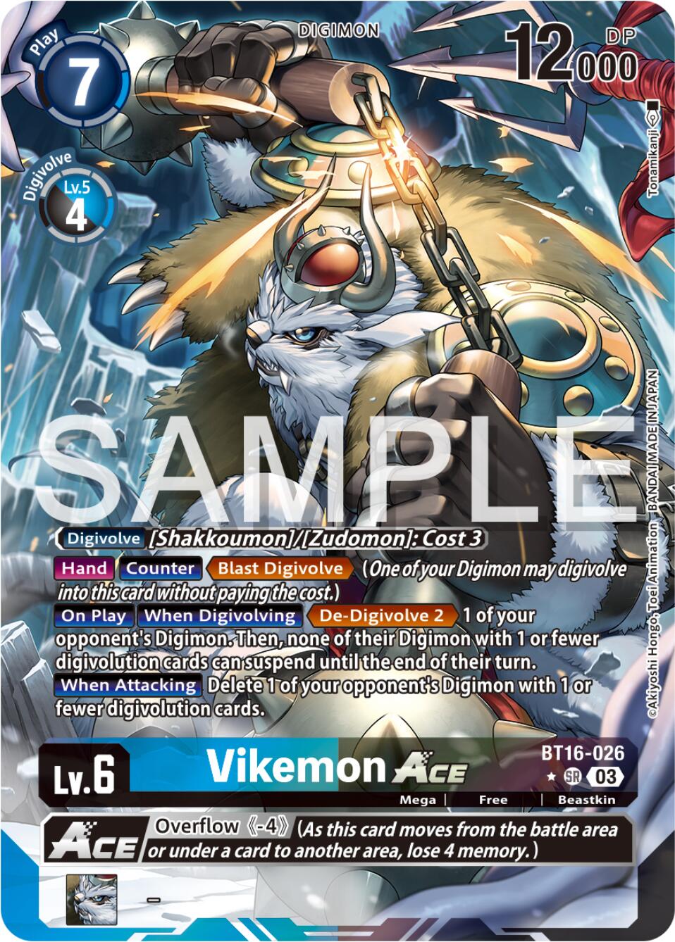 Vikemon Ace [BT16-026] (Alternate Art) [Beginning Observer] | Red Riot Games CA