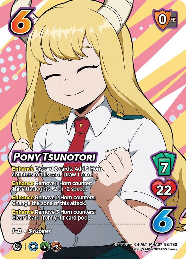 Pony Tsunotori (Alternate Art) [Girl Power] | Red Riot Games CA