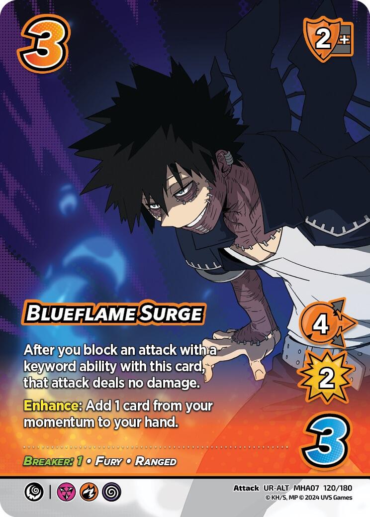 Blueflame Surge (Alternate Art) [Girl Power] | Red Riot Games CA