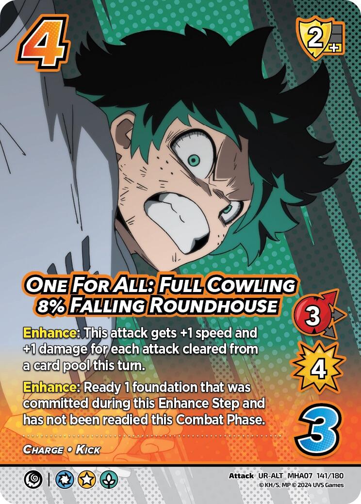 One For All: Full Cowling 8% Falling Roundhouse (Alternate Art) [Girl Power] | Red Riot Games CA