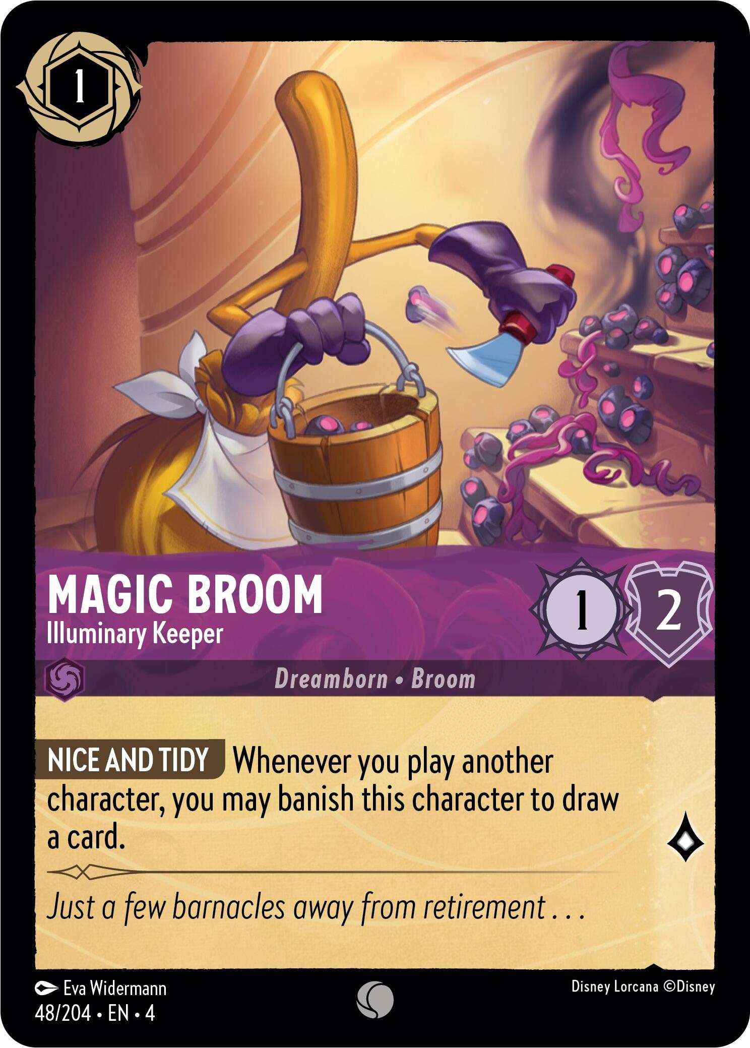 Magic Broom - Illuminary Keeper (48/204) [Ursula's Return] | Red Riot Games CA