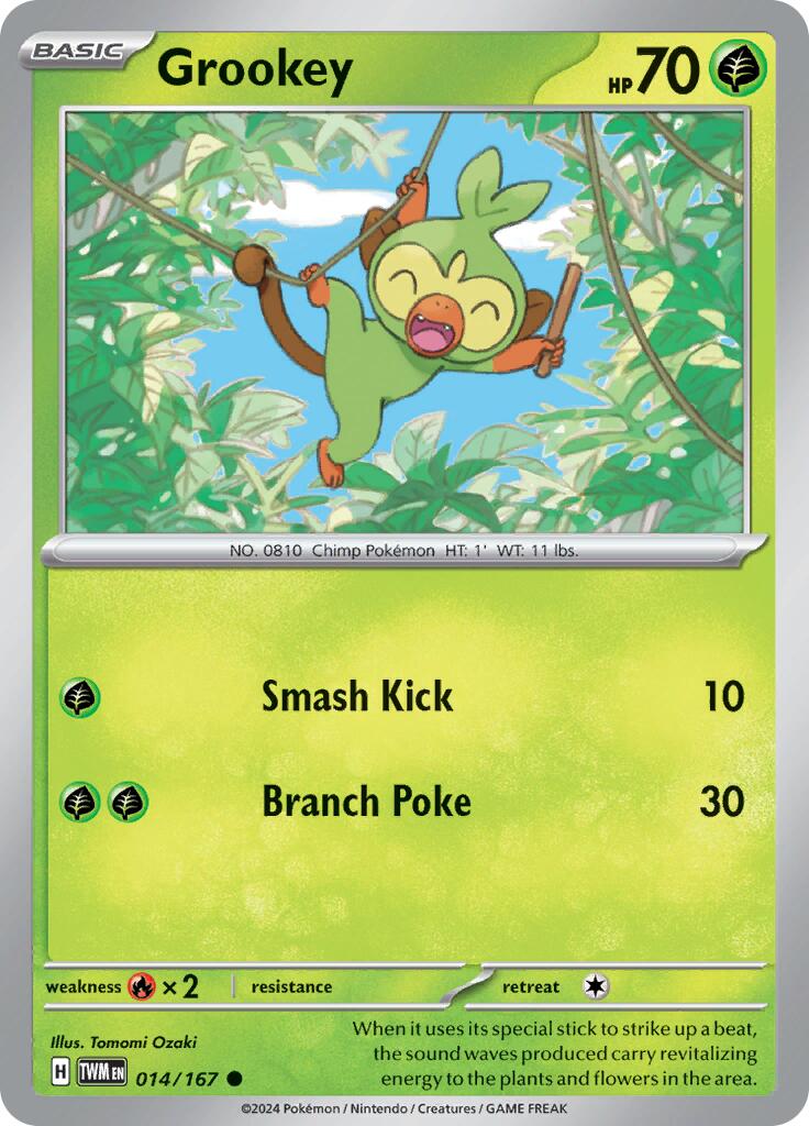 Grookey (014/167) [Scarlet & Violet: Twilight Masquerade] | Red Riot Games CA