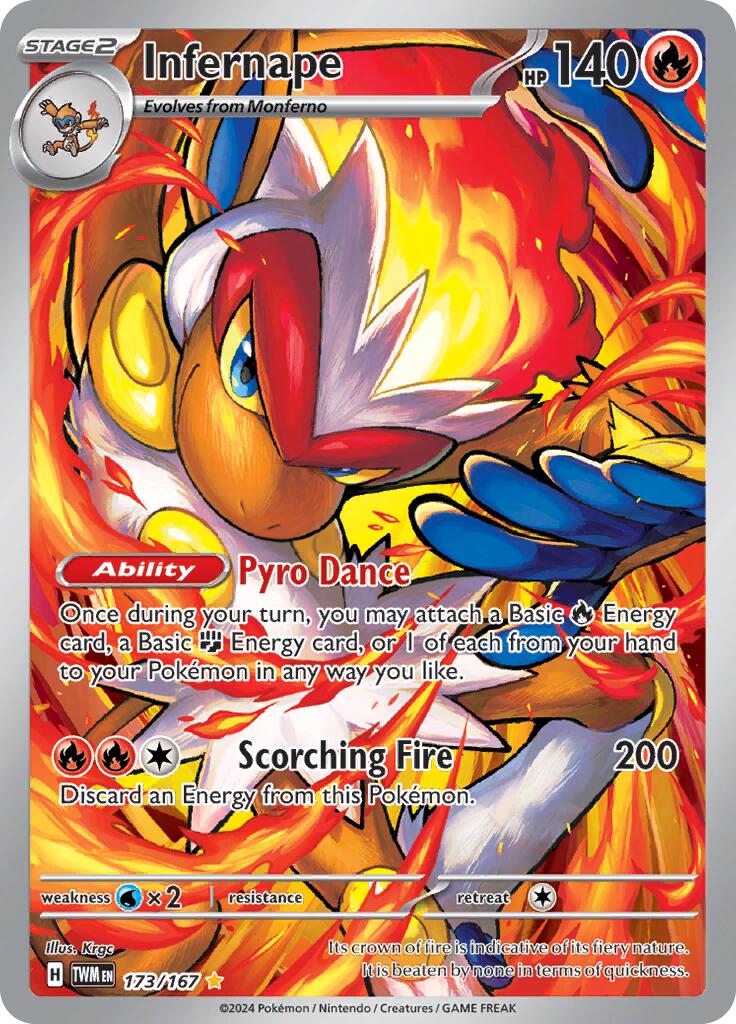 Infernape (173/167) [Scarlet & Violet: Twilight Masquerade] | Red Riot Games CA