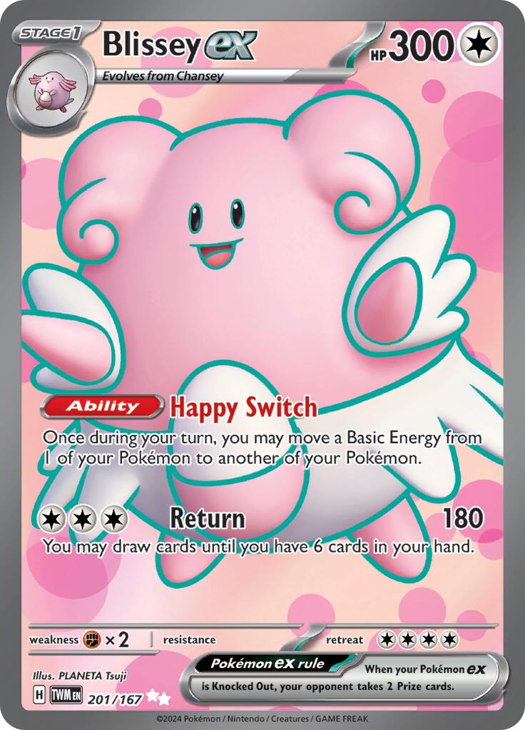 Blissey ex (201/167) [Scarlet & Violet: Twilight Masquerade] | Red Riot Games CA