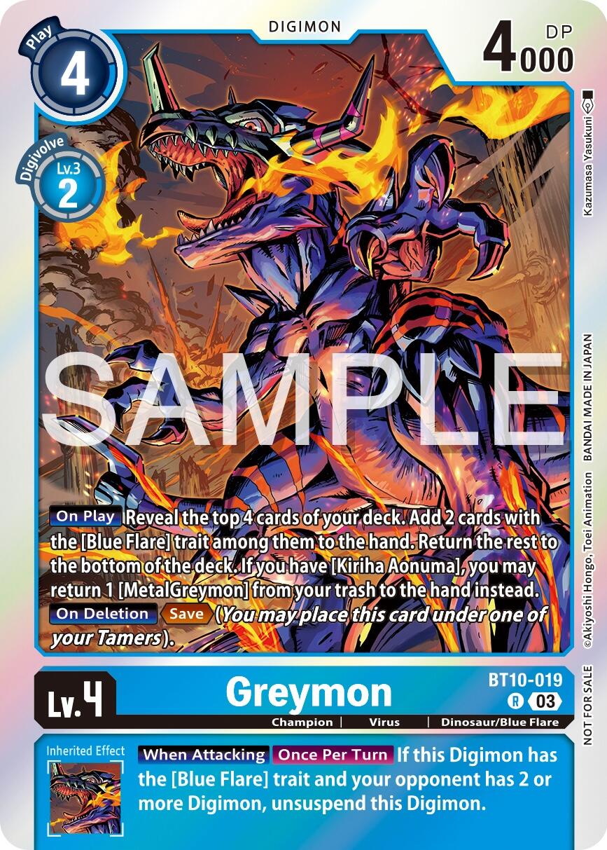 Greymon [BT10-019] (Official Tournament Vol.13 Winner Pack) [Xros Encounter Promos] | Red Riot Games CA