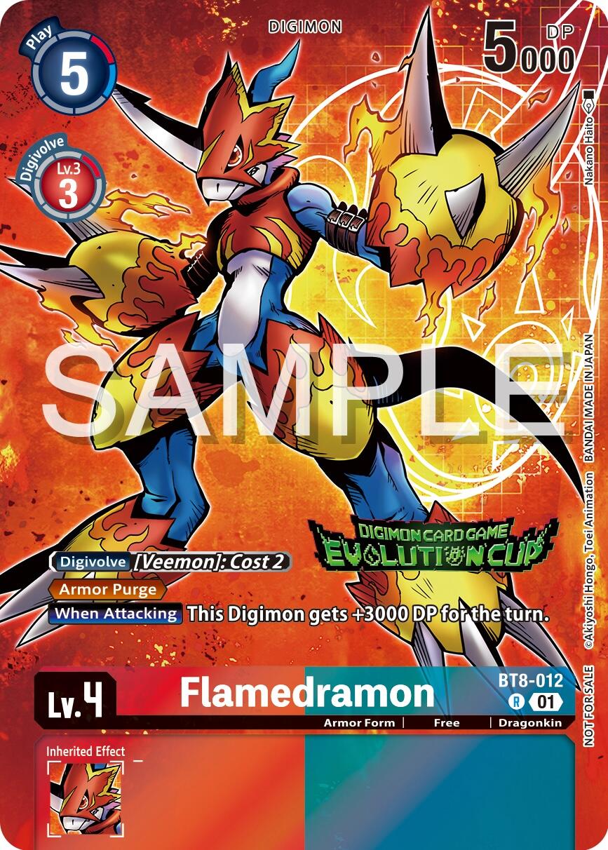 Flamedramon [BT8-012] (2024 Evolution Cup) [New Awakening Promos] | Red Riot Games CA