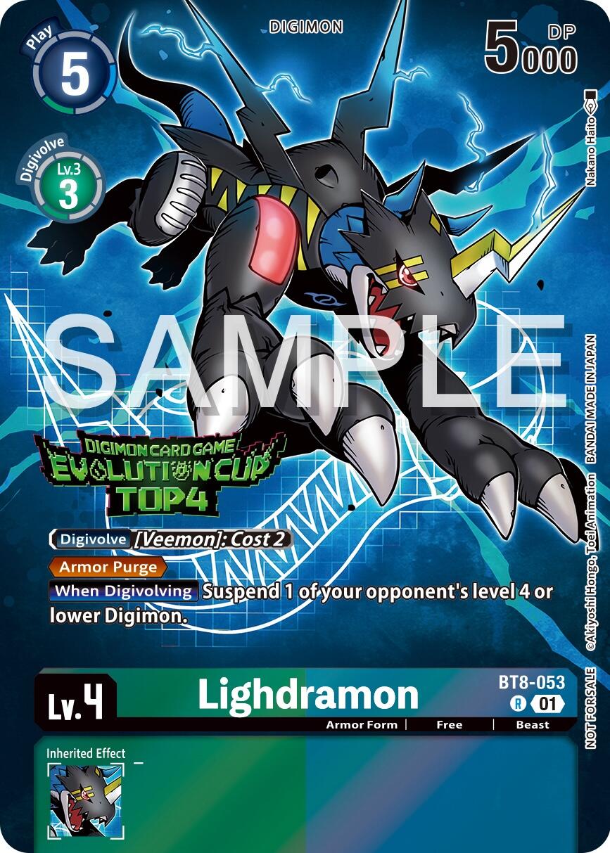 Lighdramon [BT8-053] (2024 Evolution Cup Top 4) [New Awakening Promos] | Red Riot Games CA