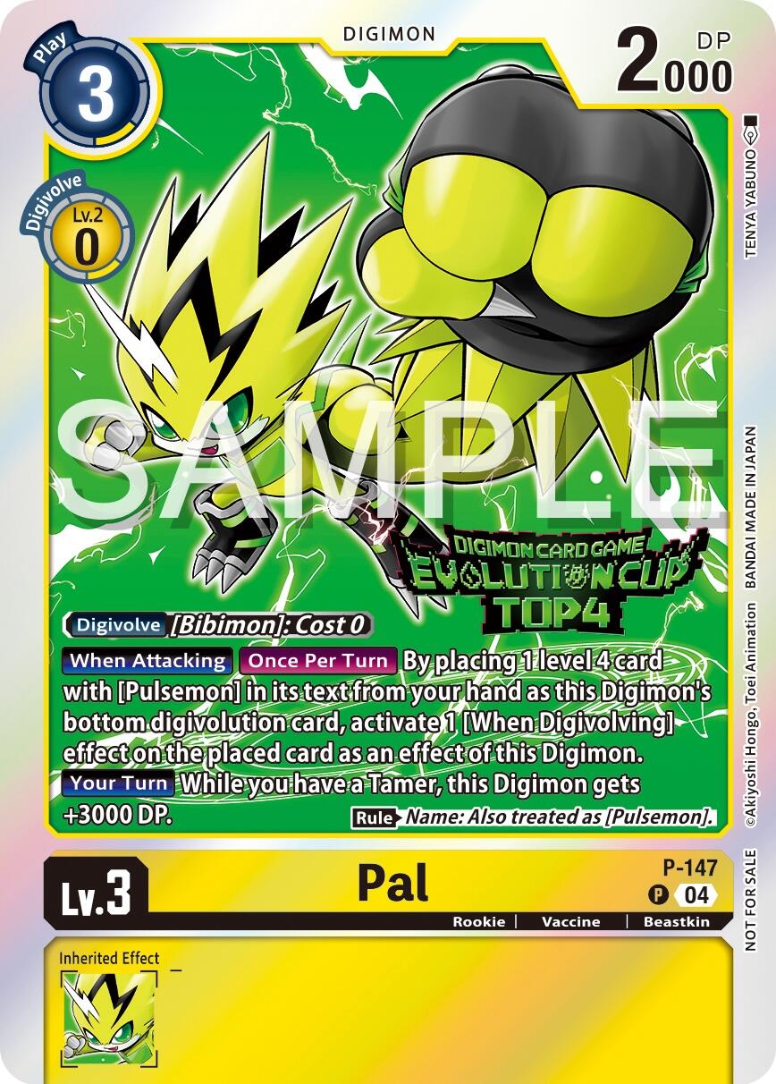 Pal [P-147] (2024 Evolution Cup Top 4) [Promotional Cards] | Red Riot Games CA