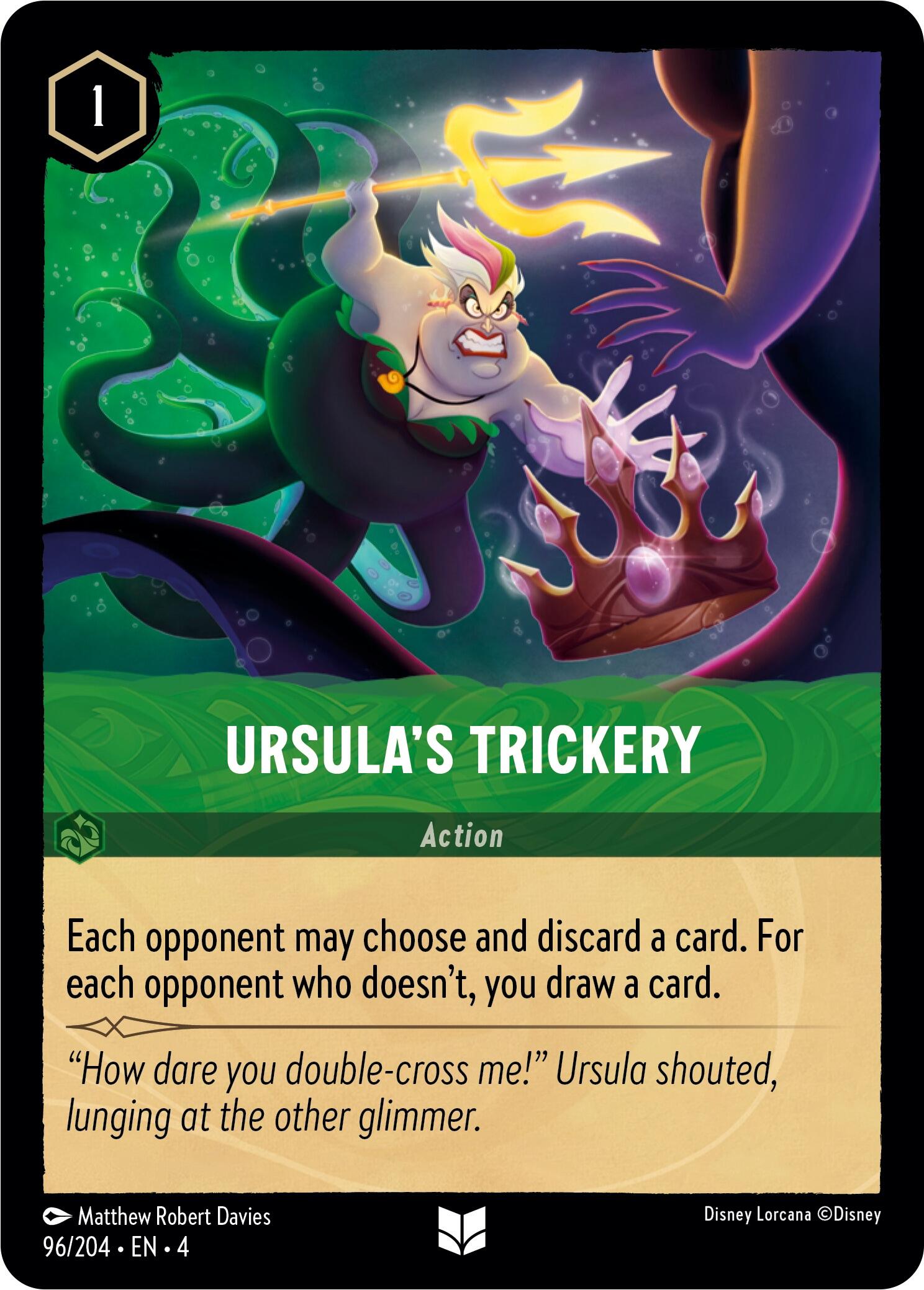 Ursula's Trickery (96/204) [Ursula's Return] | Red Riot Games CA