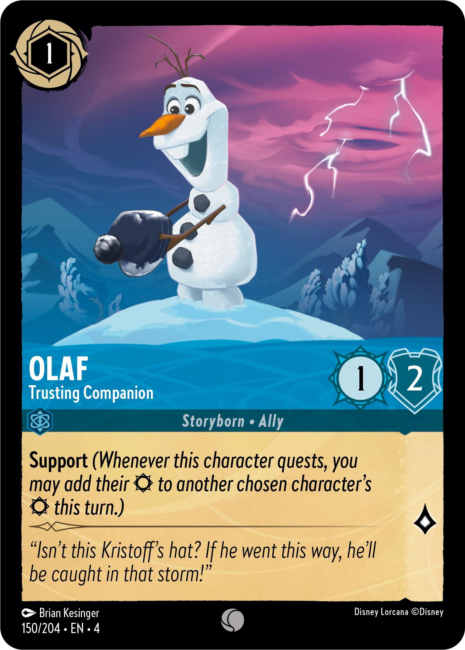 Olaf - Trusting Companion (150/204) [Ursula's Return] | Red Riot Games CA