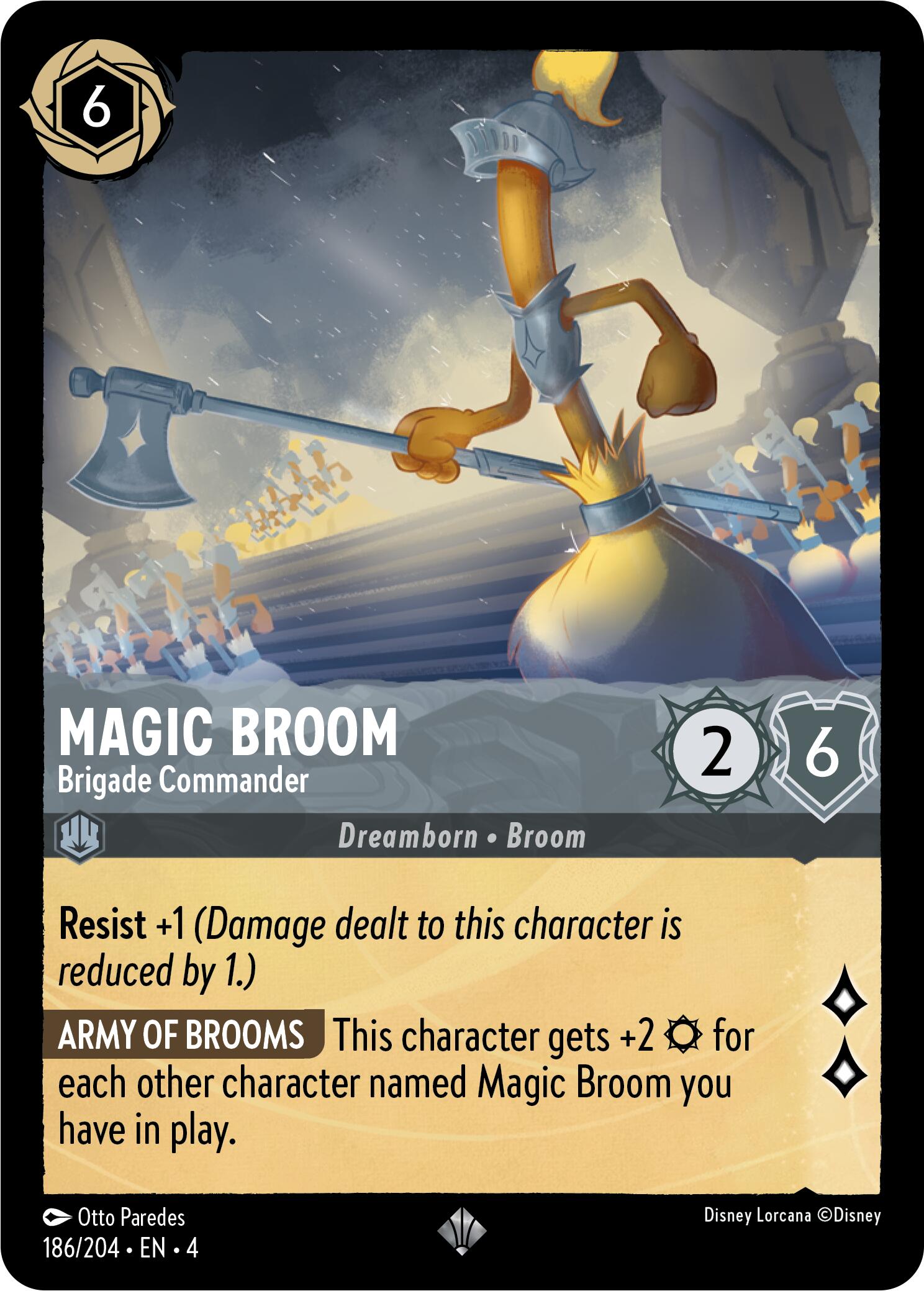 Magic Broom - Brigade Commander (186/204) [Ursula's Return] | Red Riot Games CA