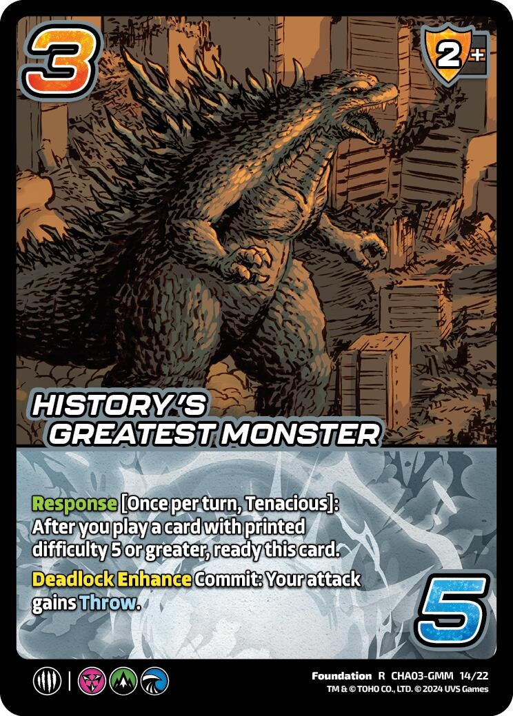 Image for History's Greatest Monster (CHA03-GMM 14/22)