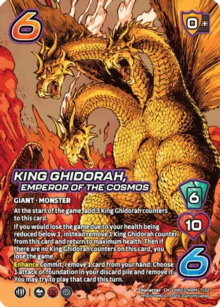 King Ghidorah, Emperor of the Cosmos - Challenger Series: Godzilla + Mothra | Red Riot Games CA
