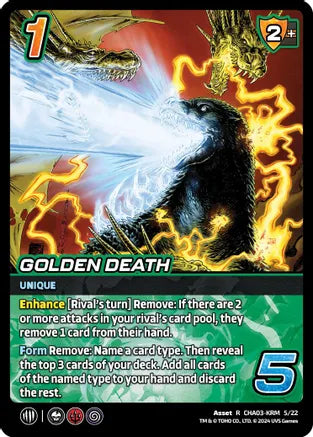 Golden Death - Challenger Series: Godzilla + Mothra | Red Riot Games CA