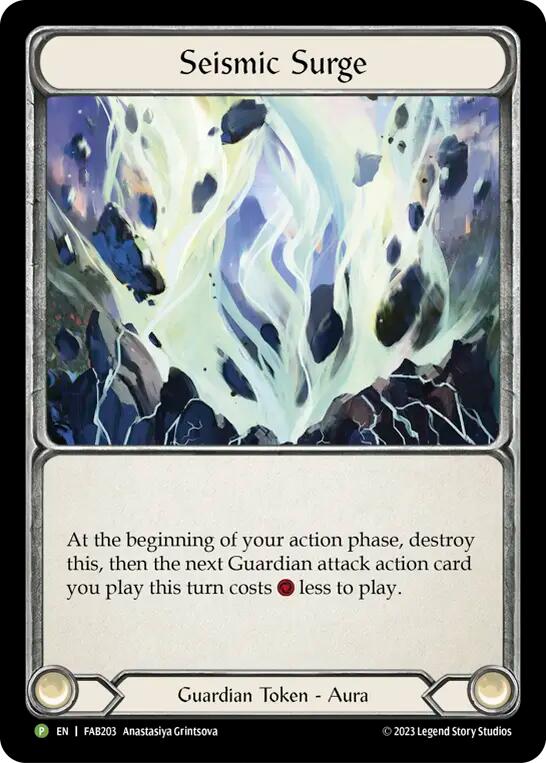 Seismic Surge (Cold Foil) [FAB203] (Promo)  Cold Foil | Red Riot Games CA