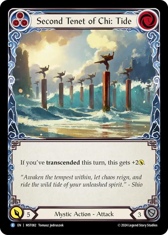 Second Tenet of Chi: Tide [MST082] (Part the Mistveil)  Rainbow Foil | Red Riot Games CA