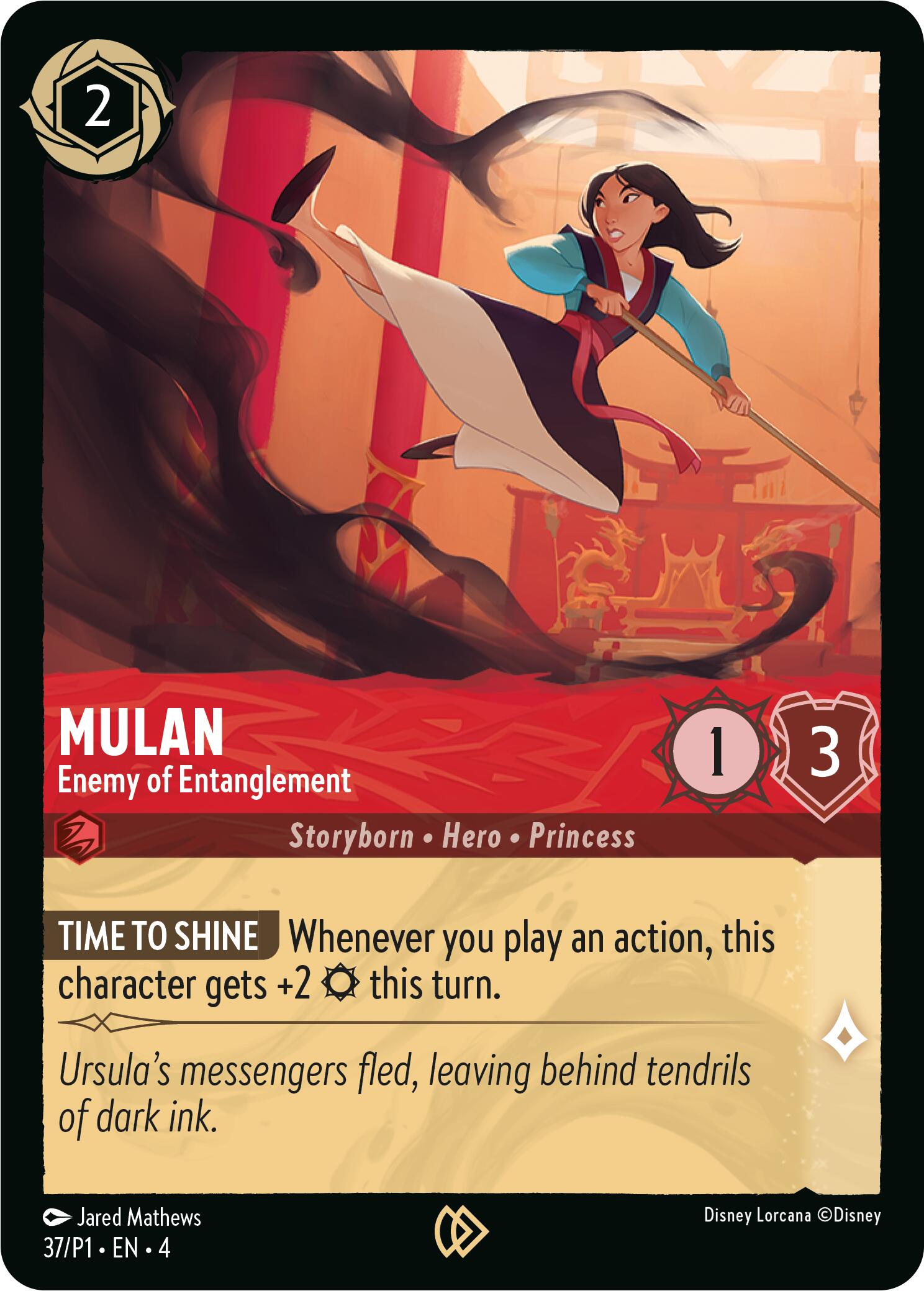 Mulan - Enemy of Entanglement (37) [Promo Cards] | Red Riot Games CA