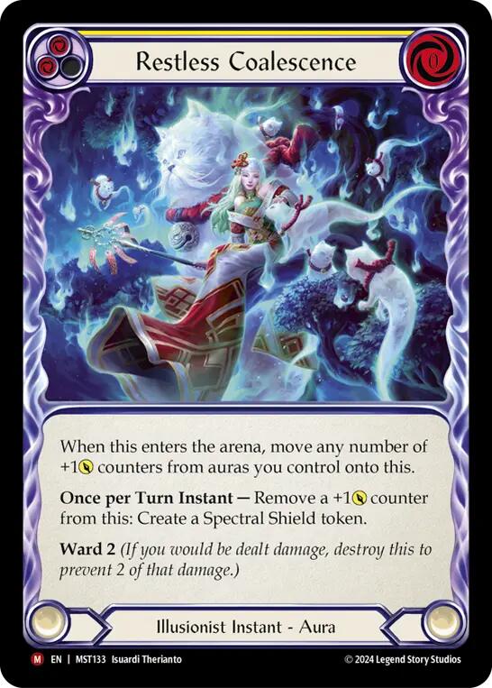 Restless Coalescence [MST133] (Part the Mistveil)  Rainbow Foil | Red Riot Games CA
