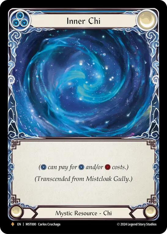 Mistcloak Gully // Inner Chi [MST000] (Part the Mistveil)  Cold Foil | Red Riot Games CA