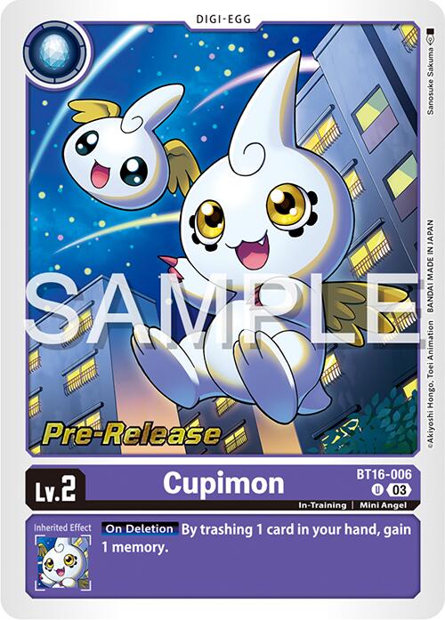 Cupimon [BT16-006] [Beginning Observer Pre-Release Promos] | Red Riot Games CA