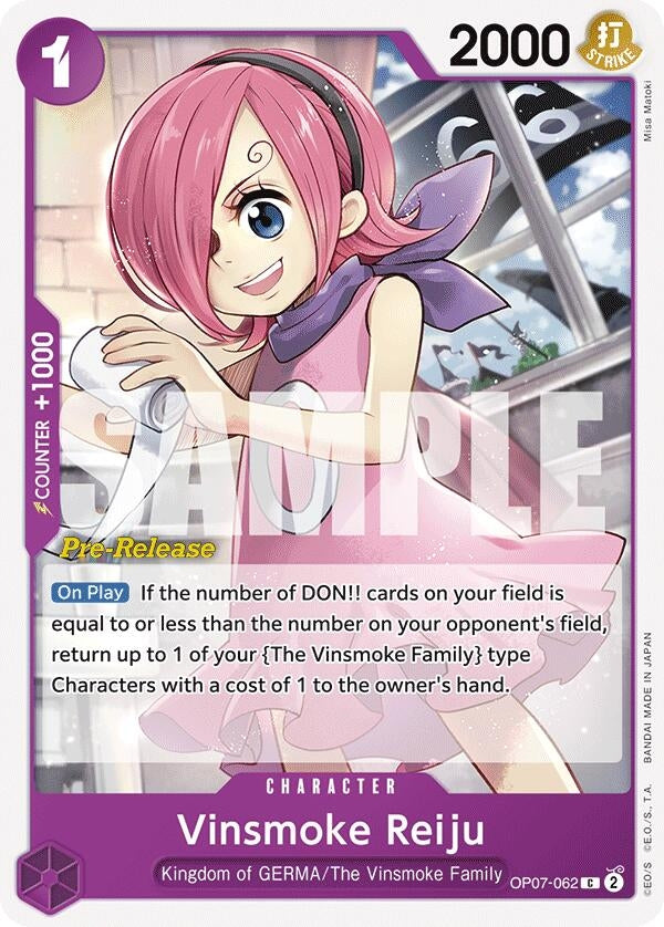 Image for Vinsmoke Reiju [500 Years in the Future Pre-Release Cards]