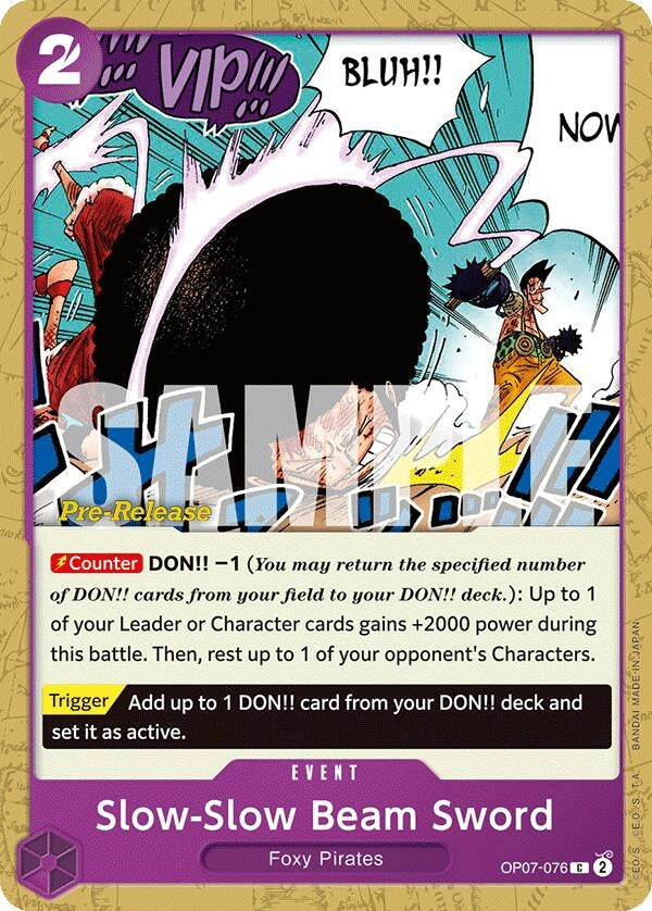 Image for Slow-Slow Beam Sword [500 Years in the Future Pre-Release Cards]