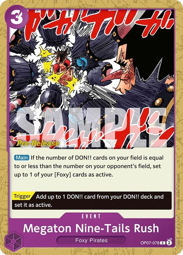 Image for Megaton Nine-Tails Rush [500 Years in the Future Pre-Release Cards]