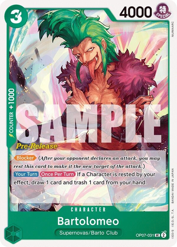 Image for Bartolomeo [500 Years in the Future Pre-Release Cards]