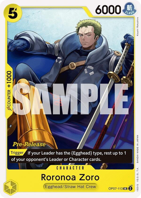 Image for Roronoa Zoro (113) [500 Years in the Future Pre-Release Cards]