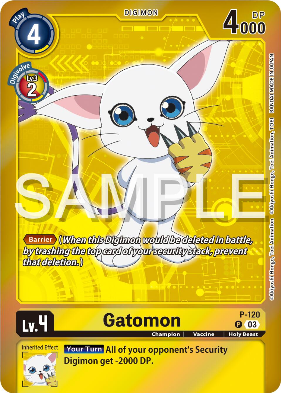 Gatomon [P-120] - P-120 (Digimon Adventure Box 2024) [Promotional Cards] | Red Riot Games CA