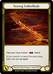 Searing Emberblade (Golden) [FAB147] (Promo)  Cold Foil | Red Riot Games CA