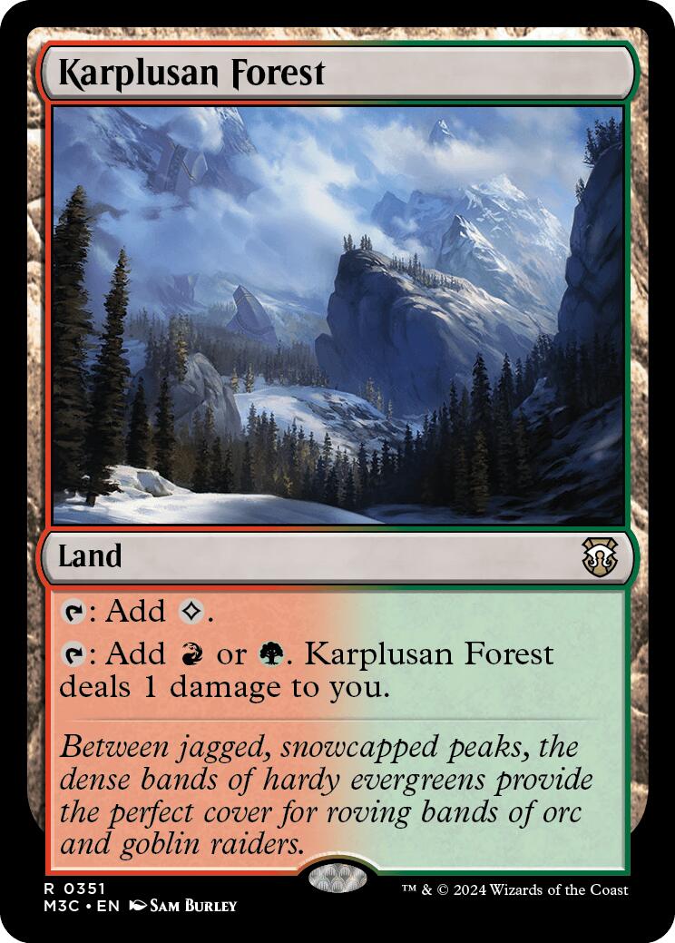 Karplusan Forest [Modern Horizons 3 Commander] | Red Riot Games CA