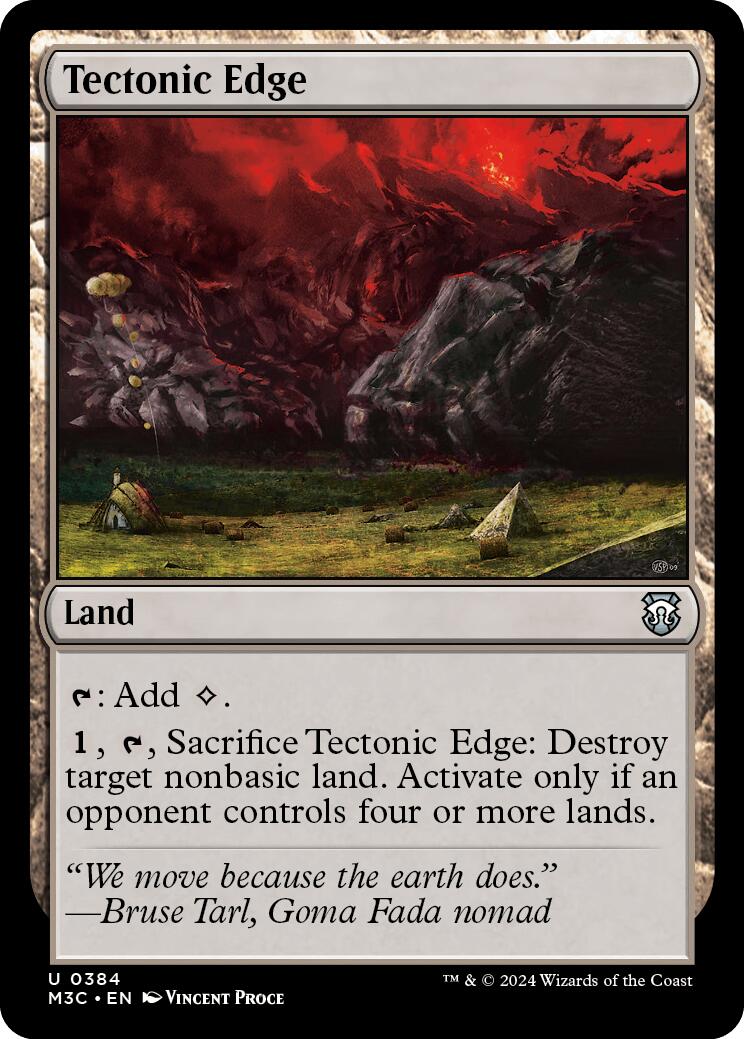 Tectonic Edge [Modern Horizons 3 Commander] | Red Riot Games CA