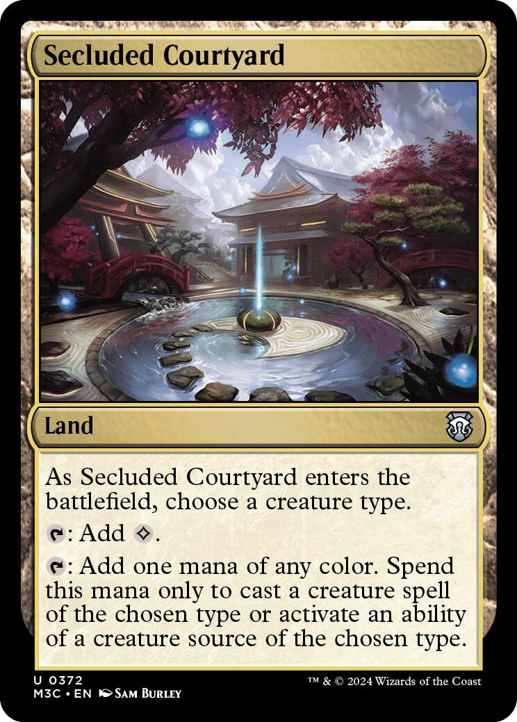 Secluded Courtyard [Modern Horizons 3 Commander] | Red Riot Games CA