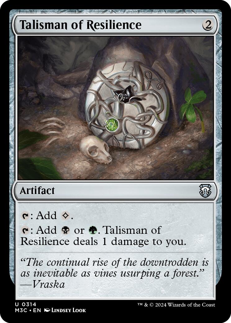 Talisman of Resilience [Modern Horizons 3 Commander] | Red Riot Games CA