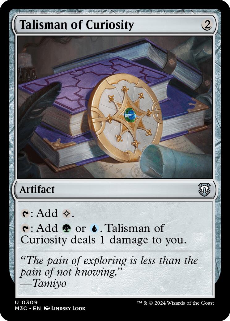 Talisman of Curiosity [Modern Horizons 3 Commander] | Red Riot Games CA