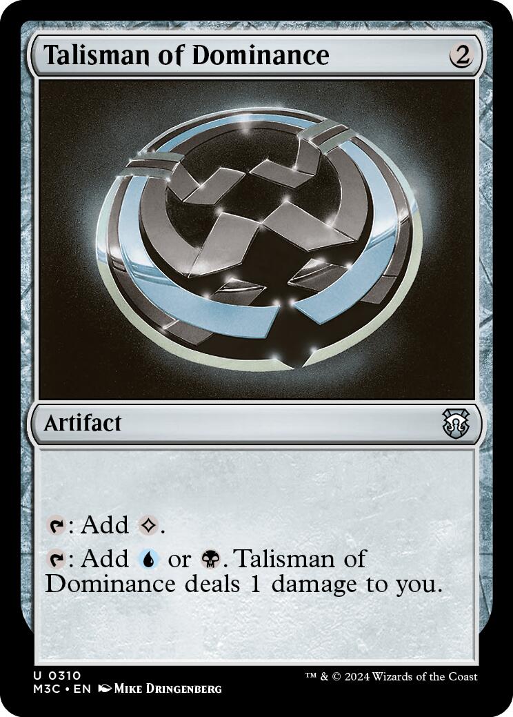 Talisman of Dominance [Modern Horizons 3 Commander] | Red Riot Games CA