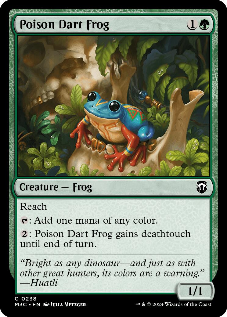 Poison Dart Frog [Modern Horizons 3 Commander] | Red Riot Games CA