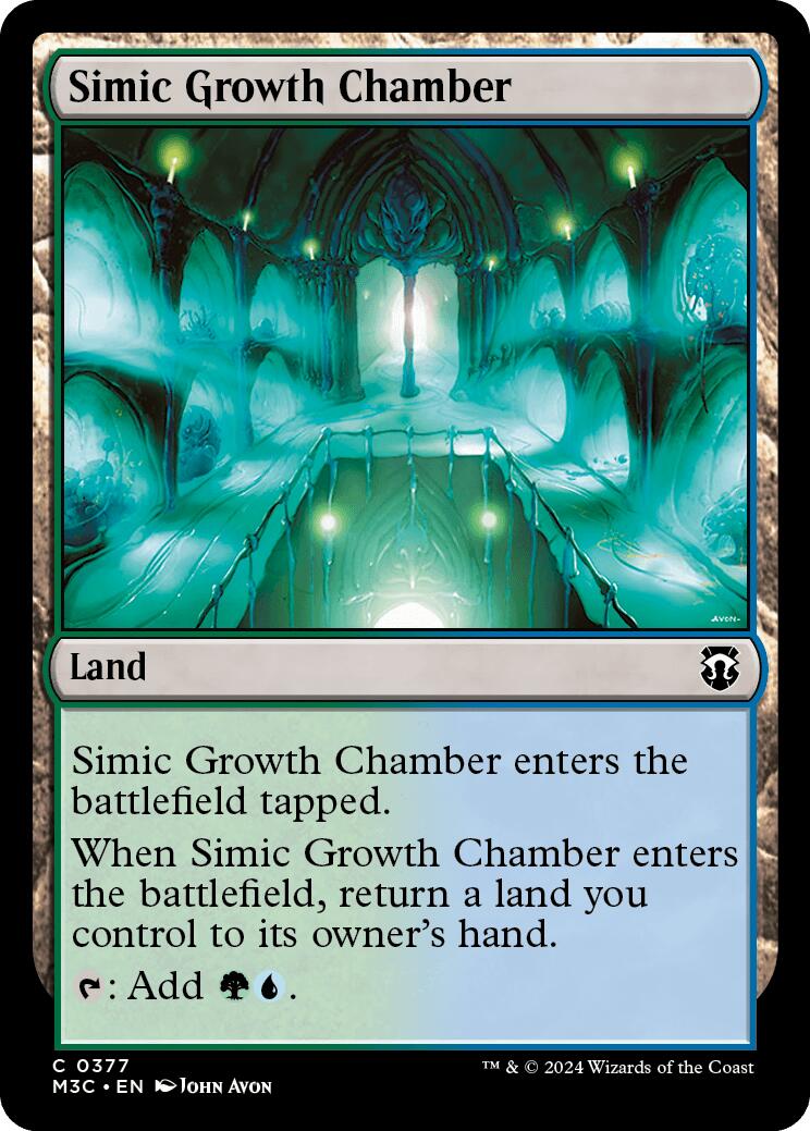 Simic Growth Chamber [Modern Horizons 3 Commander] | Red Riot Games CA