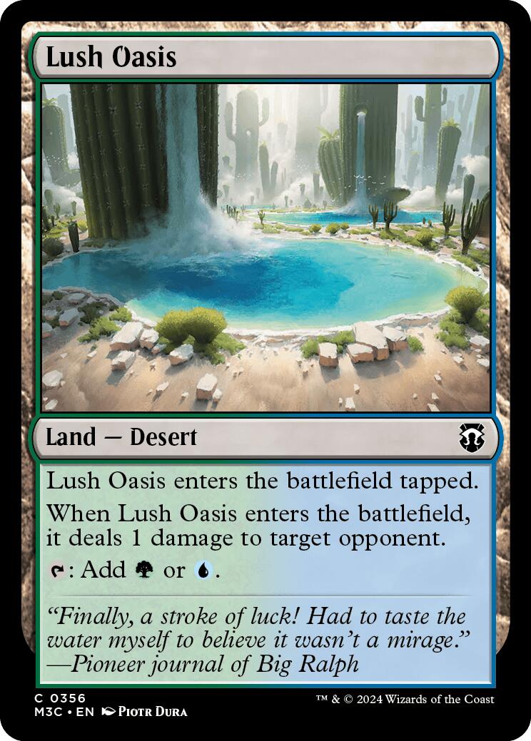 Lush Oasis [Modern Horizons 3 Commander] | Red Riot Games CA