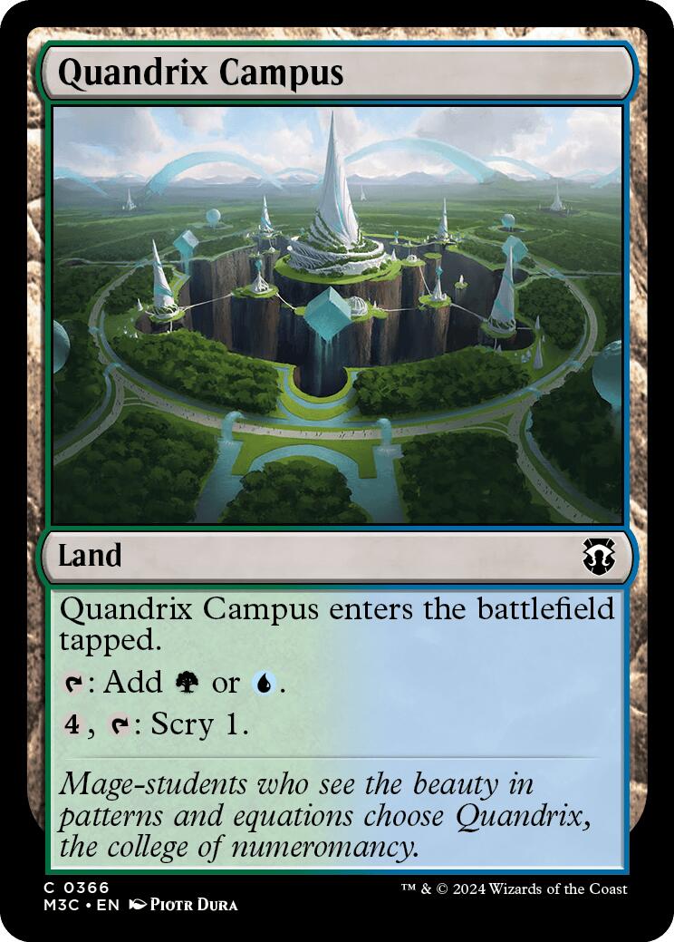 Quandrix Campus [Modern Horizons 3 Commander] | Red Riot Games CA