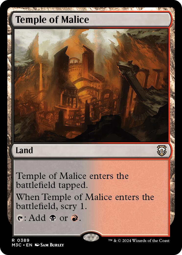 Temple of Malice [Modern Horizons 3 Commander] | Red Riot Games CA