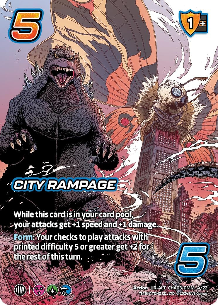 Image for City Rampage (Alternate Art) (CHA03-GMM 4/22)
