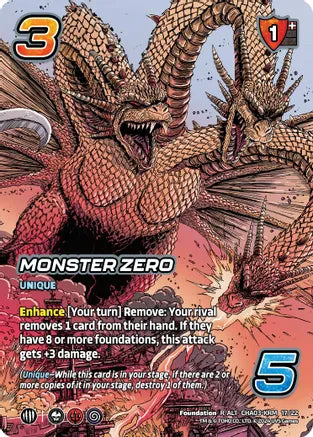Monster Zero (Alternate Art) - Challenger Series: Godzilla + Mothra | Red Riot Games CA