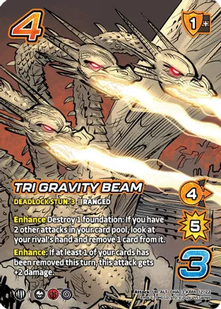 Tri Gravity Beam (Alternate Art) - Challenger Series: Godzilla + Mothra | Red Riot Games CA