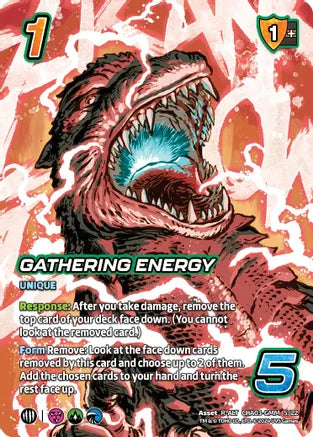Gathering Energy (Alternate Art) - Challenger Series: Godzilla + Mothra | Red Riot Games CA